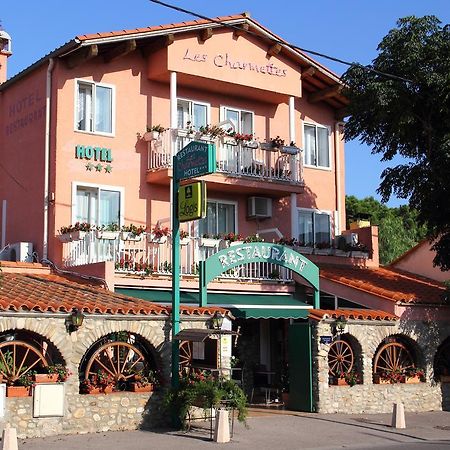 Logis Hotel Restaurant Les Charmettes Argeles-sur-Mer Luaran gambar