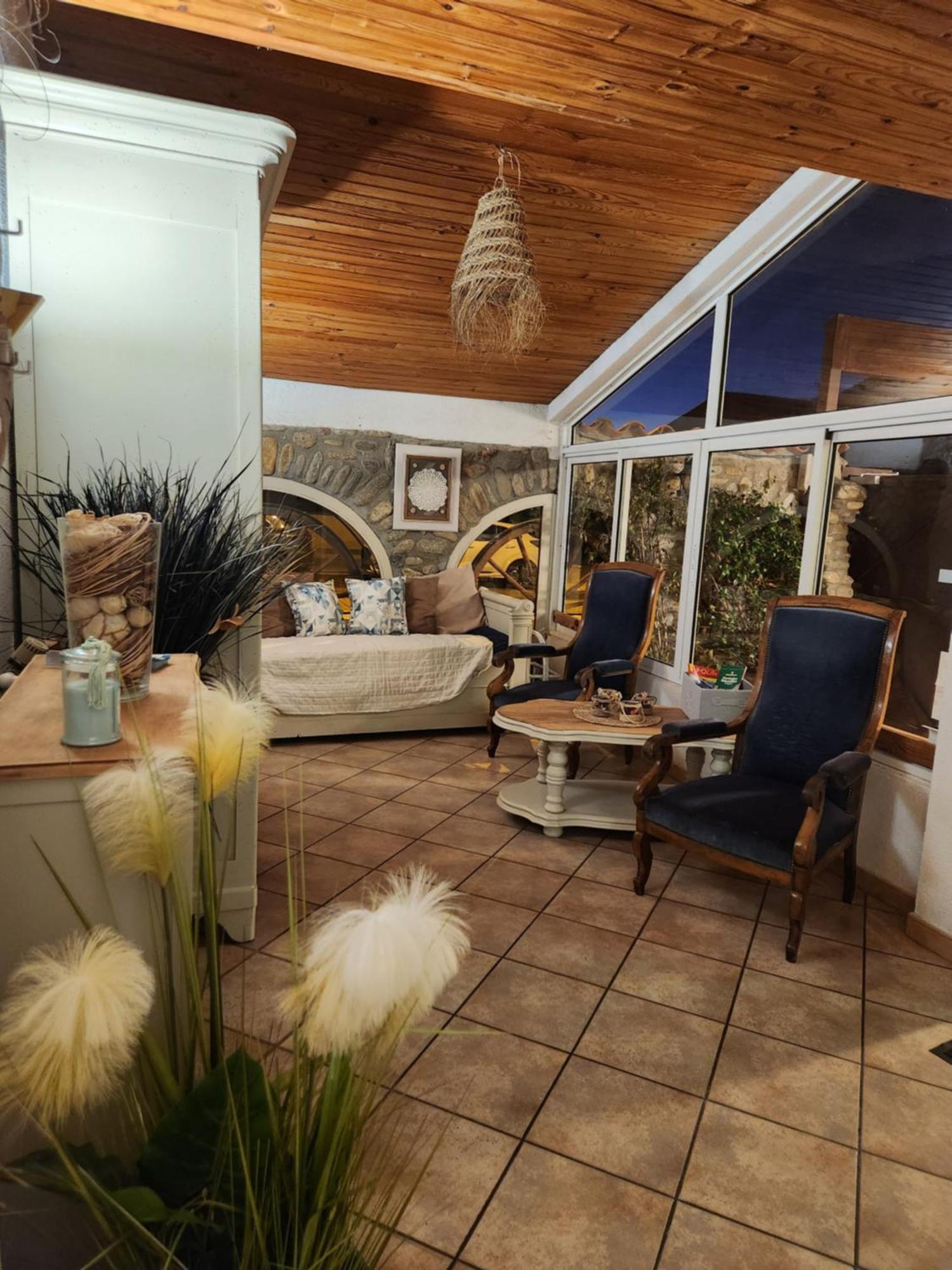 Logis Hotel Restaurant Les Charmettes Argeles-sur-Mer Luaran gambar