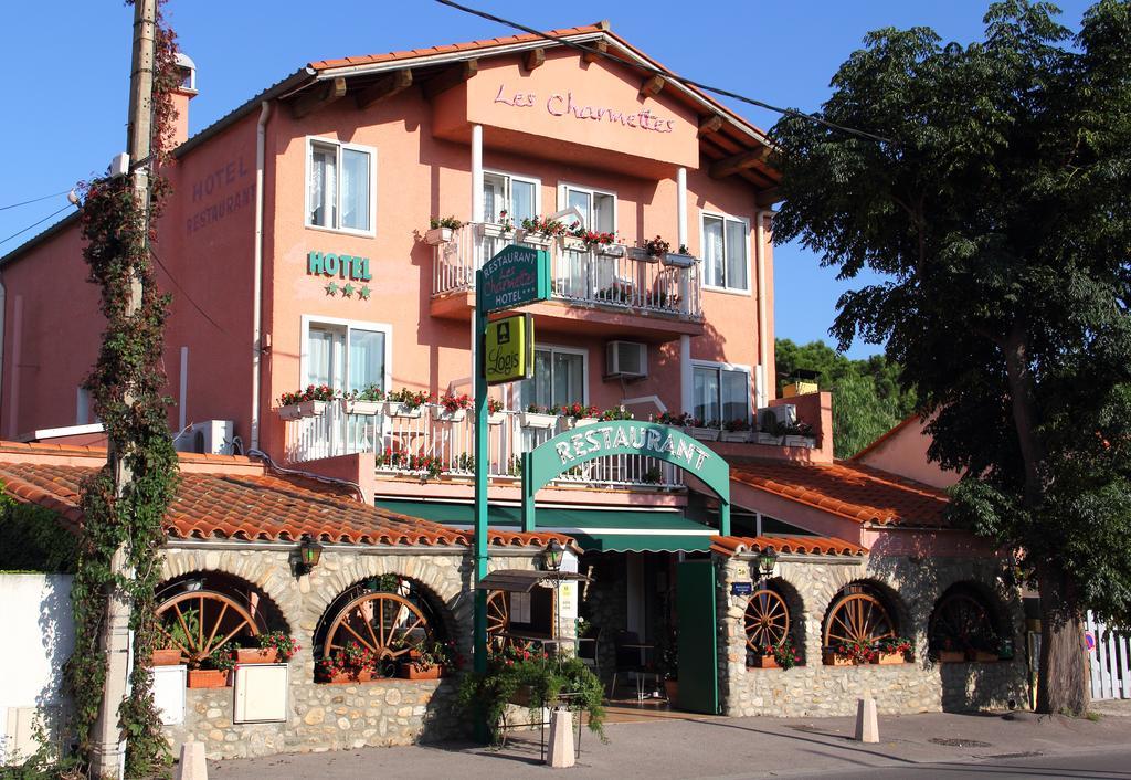 Logis Hotel Restaurant Les Charmettes Argeles-sur-Mer Luaran gambar
